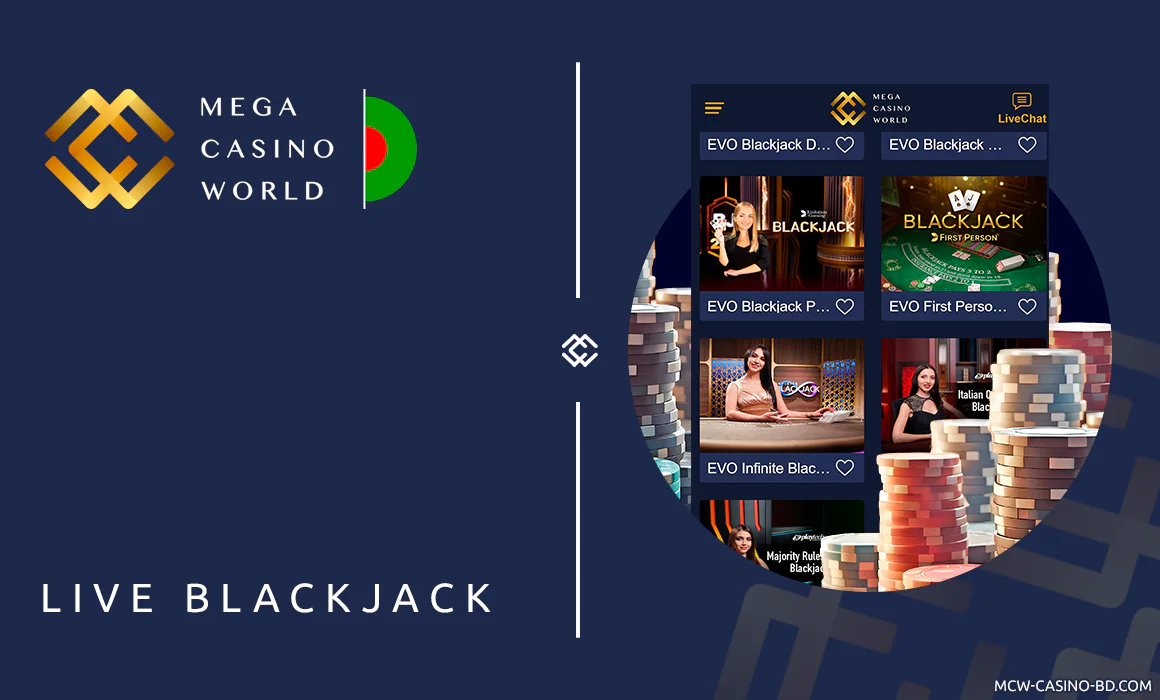 MCW Bangladesh Live Blackjack Section